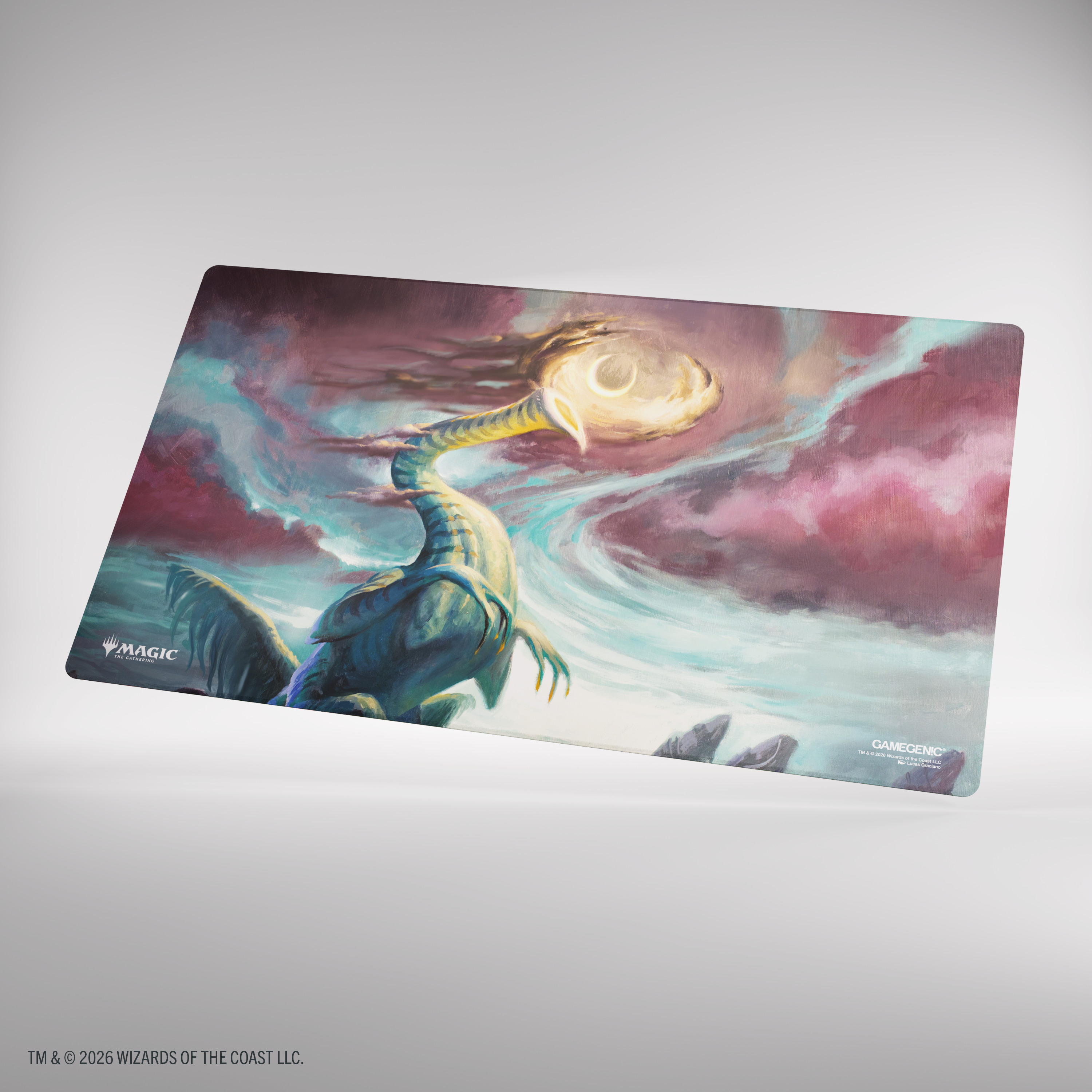 GG MTG Lorwyn Eclipsed Double-sided Playmat - Eirdu, Carrier of Dawn/Isilu, Carrier of Twilight