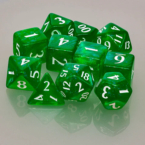 ULD Set 11 Dados Eclipse Forest Green