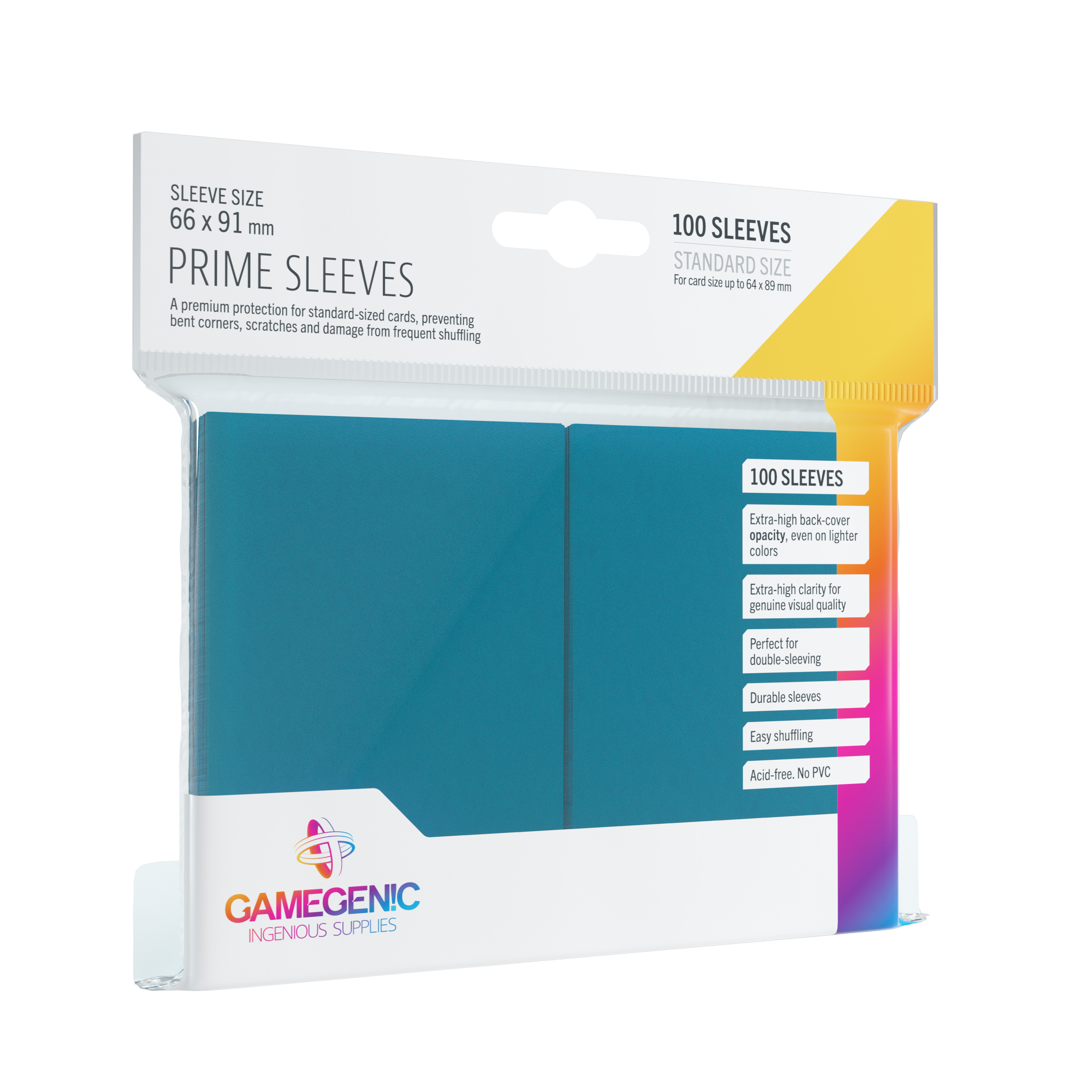 GG BGG Sleeves Prime Sleeves - Blue (100)