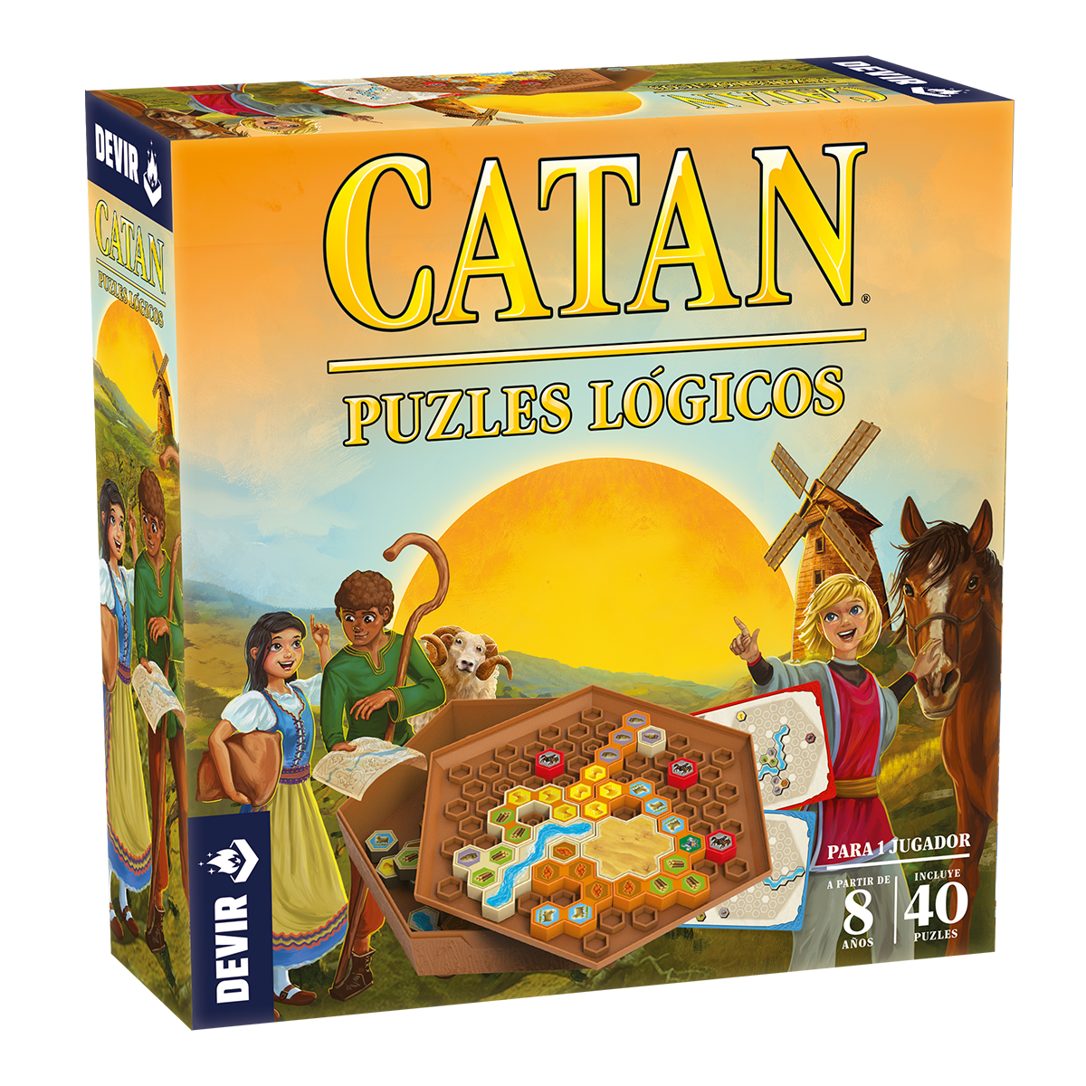 Catán Puzles Lógicos